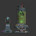 Sci-Fi Lab Sci-Fi Items Sci-Fi Components High-Tech Components 3d model