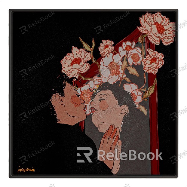 NC Design Hanging Painting Decorative Painting model