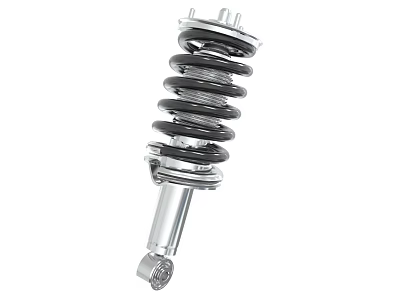 High Quality Automotive Shock Absorber With Coil Spring And Metal Components 3d model