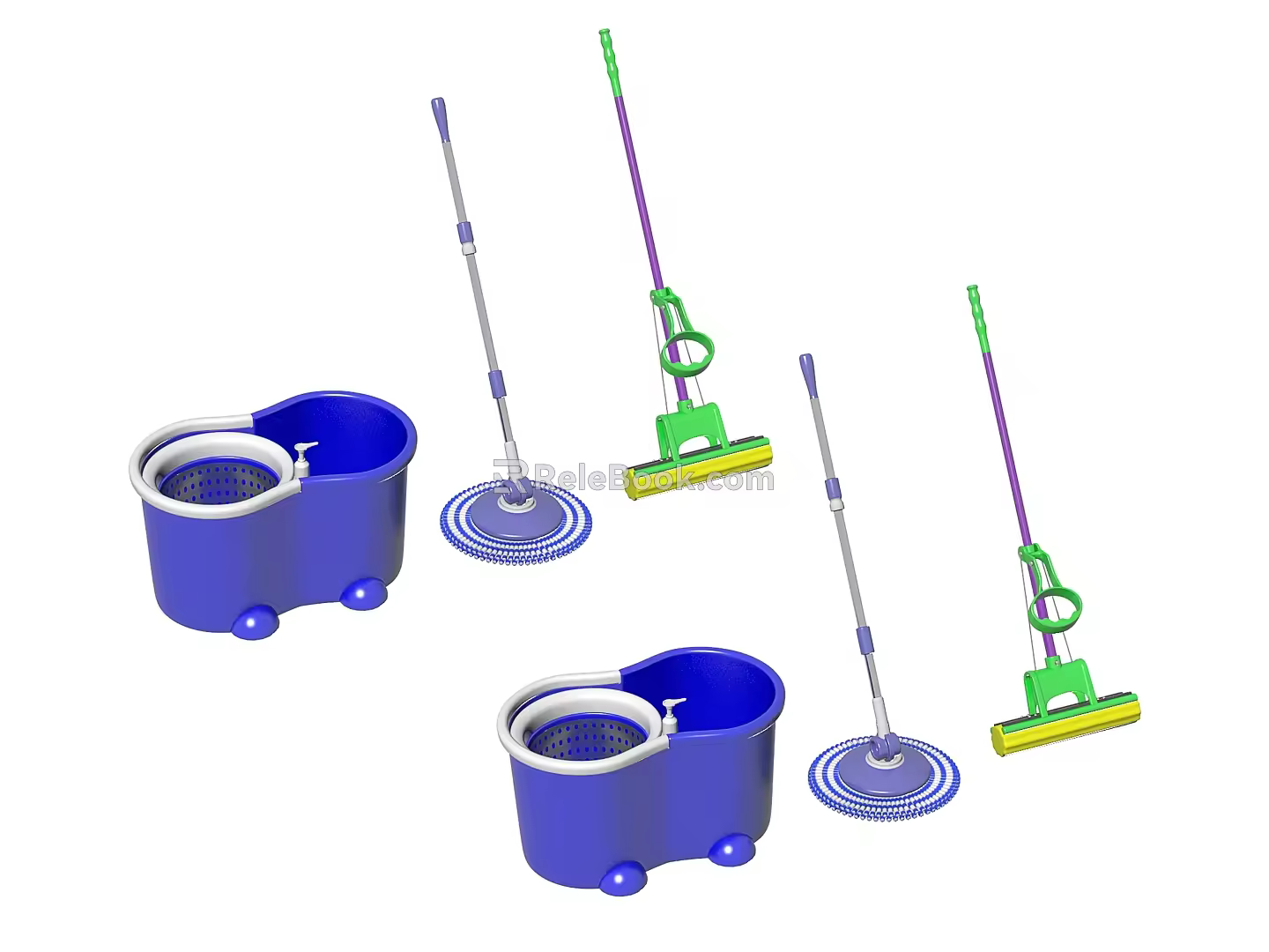 daily necessities mop 3d model