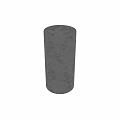 Gray Concrete Wall Component With Modern Industrial Texture And Smooth Design Structure 3d model