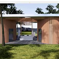 modern public toilets 3d model