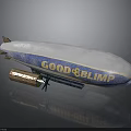 Aerospace Themed Good Blimp Aerial Vehicle Design For Space Exploration