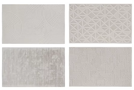 Cream wind carpet 3d model