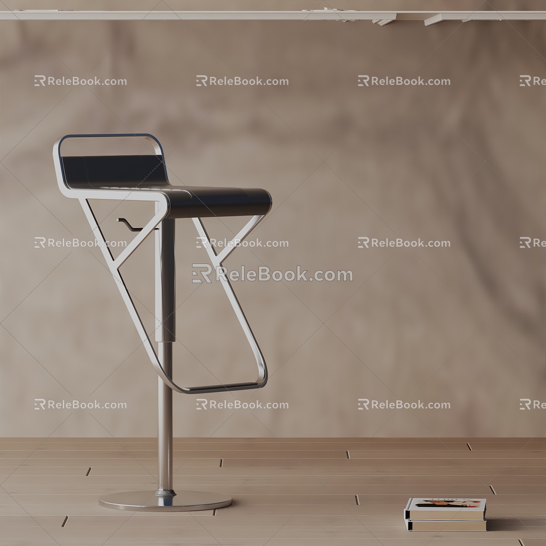 Modern Bar Chair 3d model