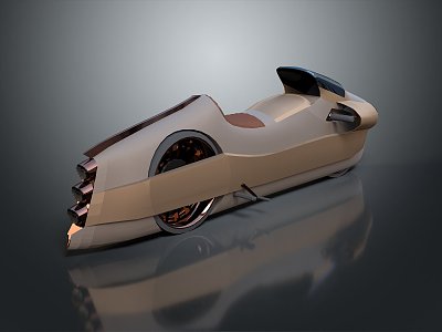 Modern Motorcycle Jet Motorcycle Science Fiction Motorcycle Concept Motorcycle Flying Car model