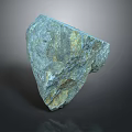 Natural Blue Green Yellow Veined Stone With Rough Surface For Decorative Use