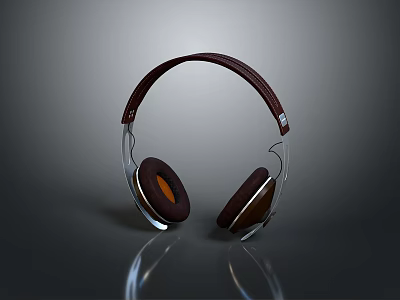 High Quality Wireless Headphones For Computer Audio With Comfortable Fit And Clear Sound 3d model