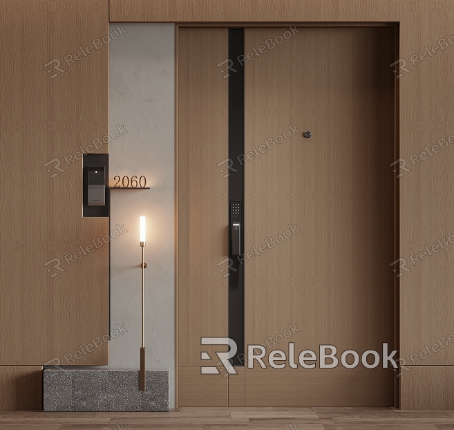 Modern security door entry security door model