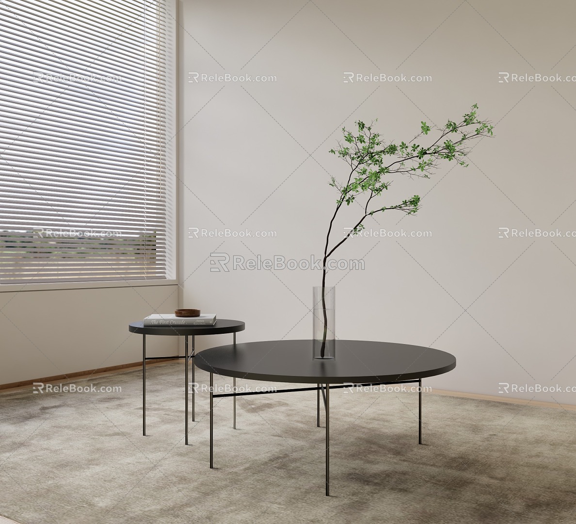 Modern coffee table 3d model