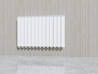 Modern heating pipe radiator heat sink 3d model