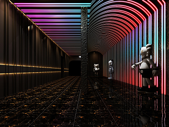 The Modern Corridor 3d model