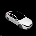 Kia White Sedan With Black Roof Black Wheels And Modern Sleek Exterior Design