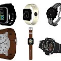 modern watch 3d model