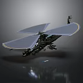 Advanced Spacecraft With Solar Panels And Mechanical Arms For Space Exploration