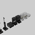 Essential Home Appliances For Daily Use Including Vacuum Cleaner Coffee Maker And Purifier