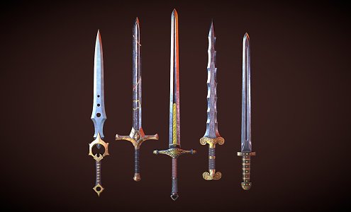 Weapon Sword Series 3d model