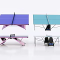 Colorful Foldable Ping Pong Tables With Sturdy Frames And Multiple Color Options For Sports Activities