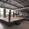 Modern Gym 3d model