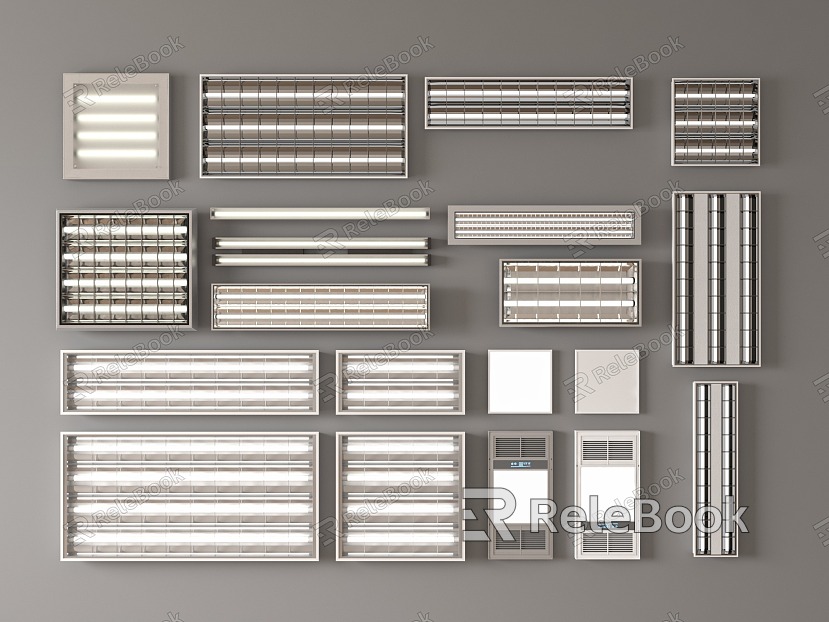 Modern Grille Lamp Grille Lamp Combination model