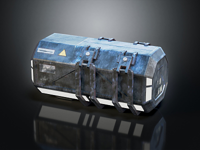 Industrial LOFT Box Sci-Fi Box Sci-Fi Box Military Box 3d model