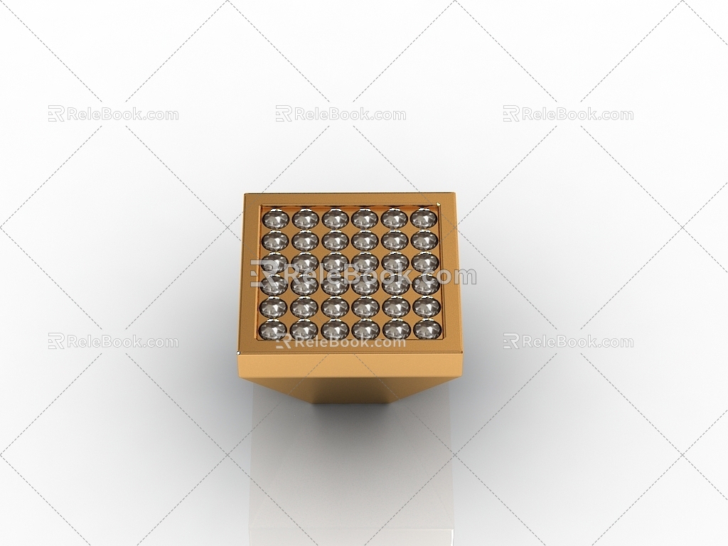 Light Luxury Hardware Handler 3d model