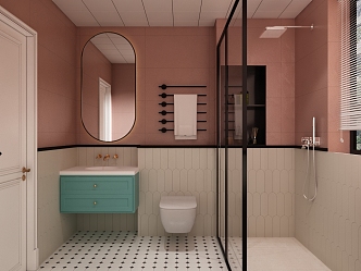 Modern toilet 3d model