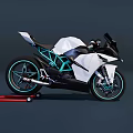 Motorcycle Highway Racing RC390 3d model
