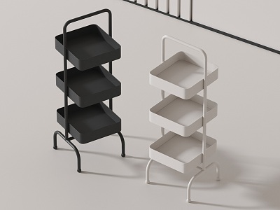 Modern Storage Rack 3d model