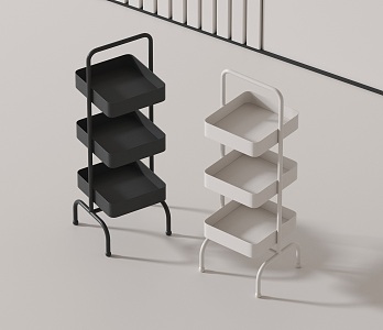 Modern Storage Rack 3d model