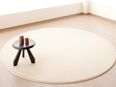 Carpet Round Carpet Round 3d model