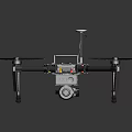 Professional Drone With Quadcopter Structure Propellers Landing Gear And Camera Mount System