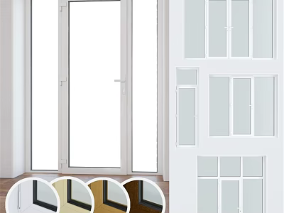 Casement Windows Modern Design With Multiple Color Options For Home Installation 3d model
