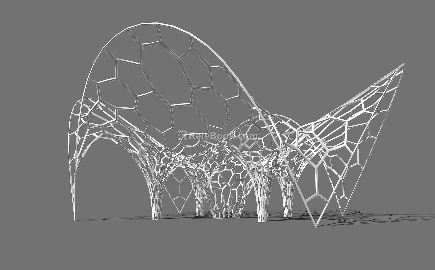 Modern Pavilion Landscape Pavilion 3d model