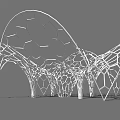 Modern Pavilion Landscape Pavilion 3d model