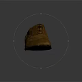 Brown Leather Brogue Shoes With Red Lining And Dark Sole Design