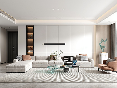 modern living room model