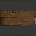 Brown Oval Shaped Wooden Box Industrial Equipment With Medical Lappel Label