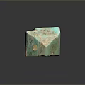 Wooden Stone Material Featuring Green And Beige Natural Texture Reflective Surface On Black Background