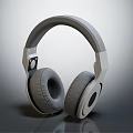 Gray Over Ear Headphones Modern Design With Comfortable Ear Cups And Smooth Reflective Surface