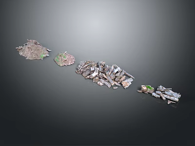 Various Natural Wood And Stone Materials With Unique Textures For Interior Design 3d model