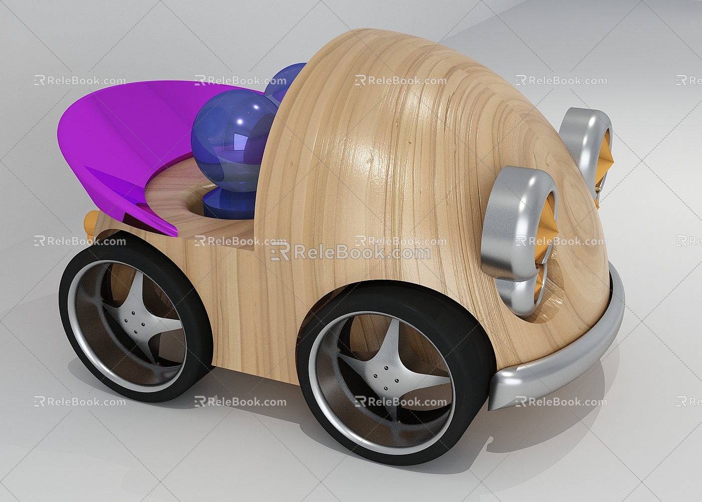 Modern Toy Car Cartoon Car 3d model