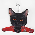 Creative Clothes Hangers With Animal Head Shapes And Colorful Outfits