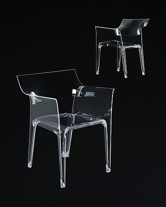 Modern single chair 3d model