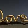 Hemp rope love 3d model