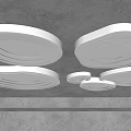 Modern Round Multi layer Simple Design LED Ceiling Light With Soft Indoor Lighting