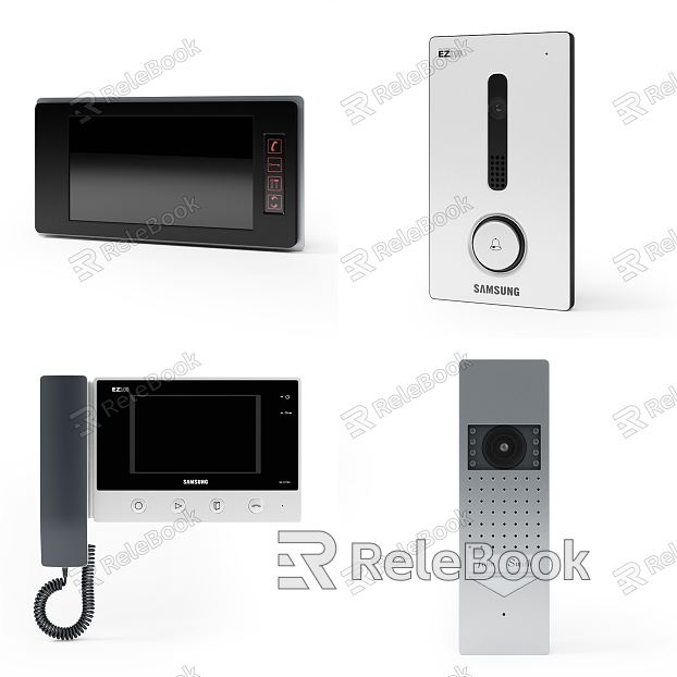 Modern doorbell doors and windows security monitoring doorbell model