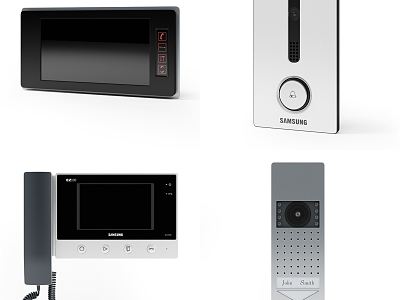 Modern doorbell doors and windows security monitoring doorbell model