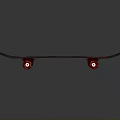 Black Skateboard With Red Dragon Design And Red Wheels For Daily Use