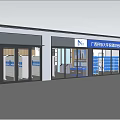 Modern Guangxi Medical University Dermatology and Venereology Clinic Exterior With Glass Doors And Blue Cabinets
